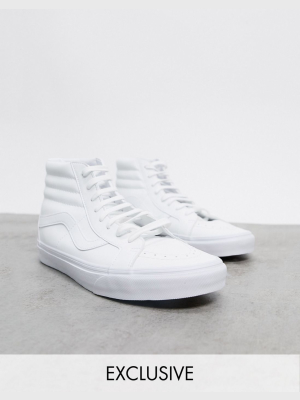 Vans Sk8-hi Reissue Sneaker In True White Exclusive At Asos