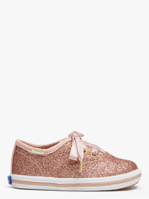 Keds Kids X Kate Spade New York Champion Glitter Crib Sneakers