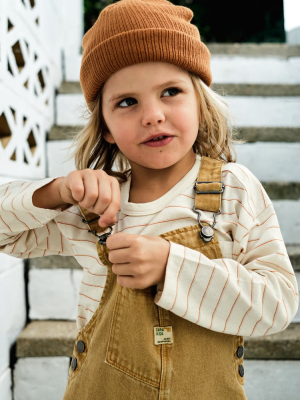 Washed Twill Overalls