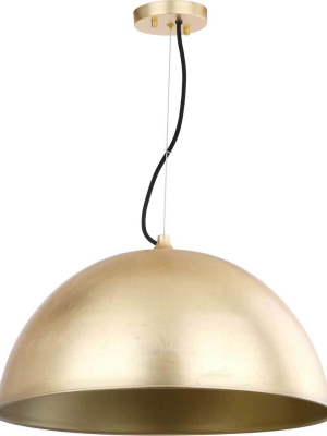 Arah Dome Adjustable Pendant Gold Leaf