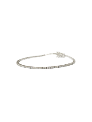 Diamond Tennis Bracelet - White Gold