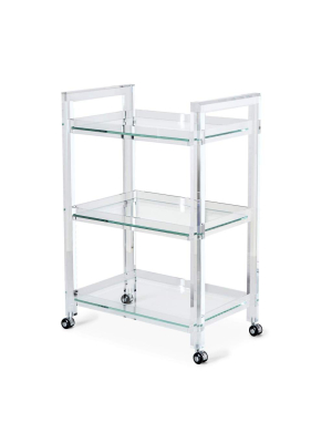 Interlude Home Ava Bar Cart