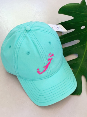 Hat Keys Green/hot Pink