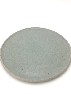 Stillness Plate | 11" | Greystone/clear Sky