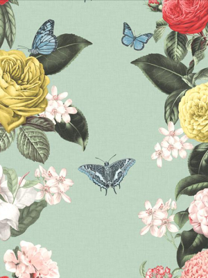 Bloomsbury Wallpaper In Neo Mint From The Exclusives Collection By Graham & Brown