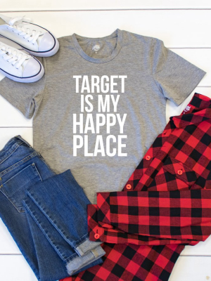 Target Is My Happy Place Crew Neck Tee