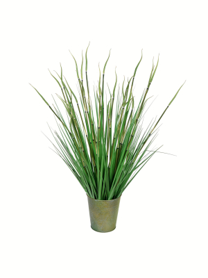 Vickerman Artificial Potted Artificial Grass