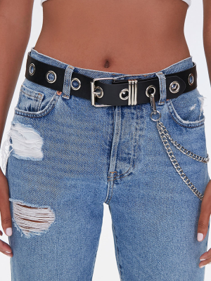 Wide-grommet Waist Belt