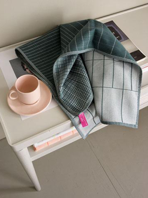 S&b Tea Towels, Set Of 2 - Block Dots