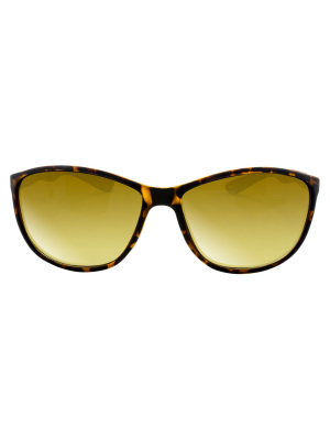 Women's Square Tortoise Shell Print Sunglasses - A New Day™ Brown