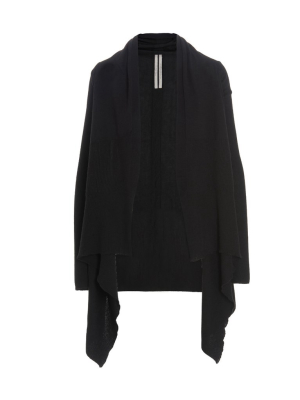 Rick Owens Asymmetric Knit Cardigan