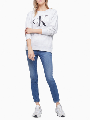 Monogram Logo Crewneck Sweatshirt