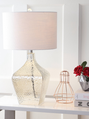 26" Glass Jane Table Lamp (includes Led Light Bulb) Clear - Jonathan Y