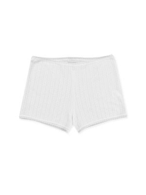 Delphine Line Pointelle Shorts