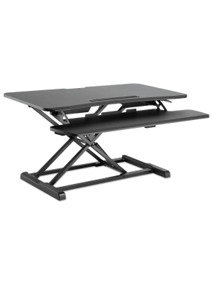 Alera Adaptivergo Sit-stand Workstation 37 3/8" X 26 1/8" X 19 7/8" Black Aewr4b