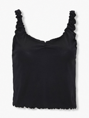 Ribbed Lettuce-edge Cami