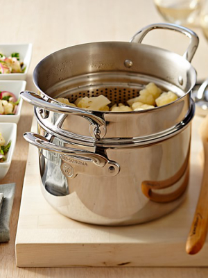 Williams Sonoma Signature Thermo-clad™ Stainless-steel Steamer With Lid