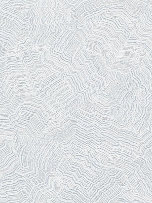 Aura Wallpaper In White And Metallic From The Terrain Collection By Candice Olson For York Wallcoverings