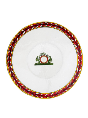 Dogs Coat Of Arms Dinner Plate