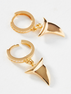 Maison Irem Sharky Huggie Hoop Earrings