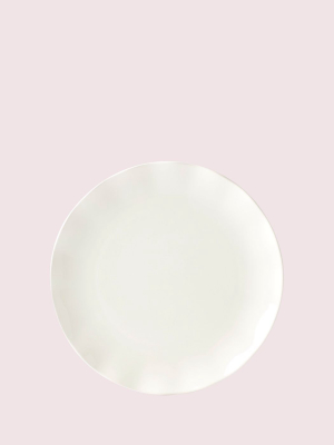 Petal Lane White Dinner Plate