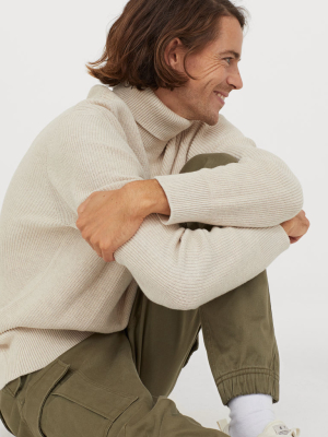 Cotton Turtleneck Sweater