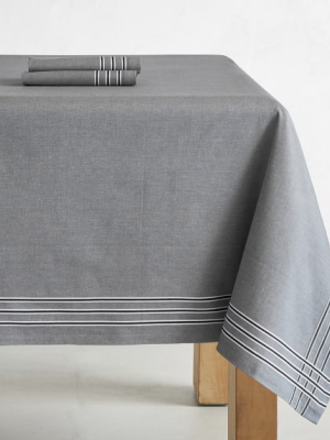 Dobby Stripe Tablecloth