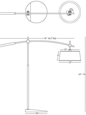 Adjustable Boom Floor Lamp