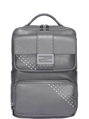 Fendi Ff Buckled Backpack