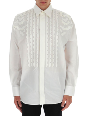 Valentino Floral Embroidered Shirt