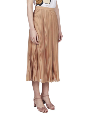 Max Mara Studio Pleated Midi Skirt