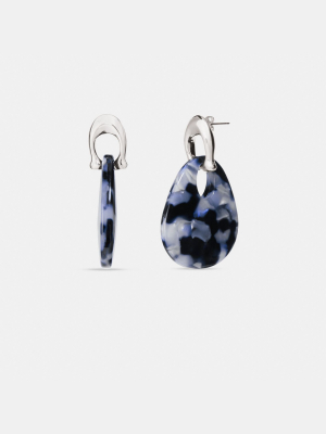 Sculpted Signature Teardrop Earrings