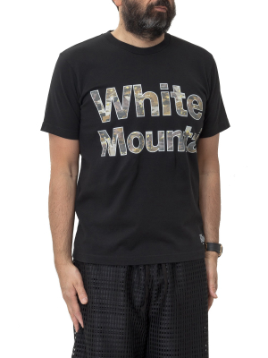 White Mountaineering Logo Print T-shirt
