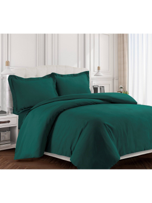 Valencia Microfiber Oversized Duvet Cover Set - Tribeca Living