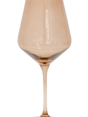 Estelle Colored Glassware, Blush Pink