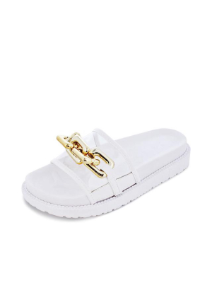 Catherine092 White Women's Sandal