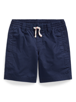 Cotton Twill Drawstring Short