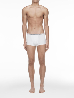 Jersey Cotton Boxers 3 Pack White