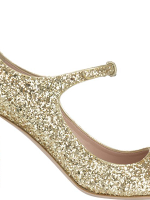 Miu Miu Glittered Pumps