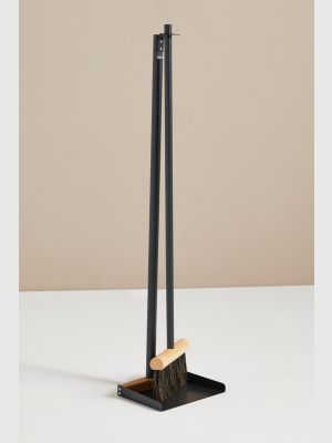 Standing Broom And Dustpan Set