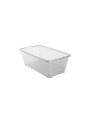 Life Story 6 Quart Stacking Storage Box Bin Clear Container With Lid, 36 Pack