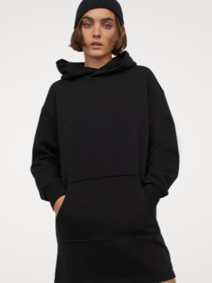 Hooded Sweatshirt Dress