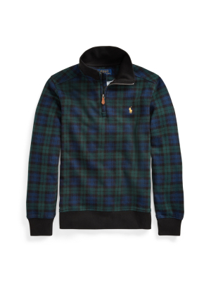 Tartan Cotton French Terry Pullover