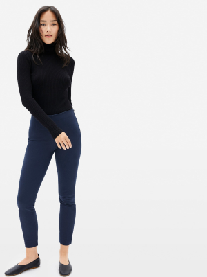 The Side-zip Stretch Cotton Pant