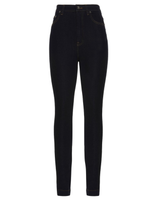 Dolce & Gabbana High-waisted Cropped Jeans