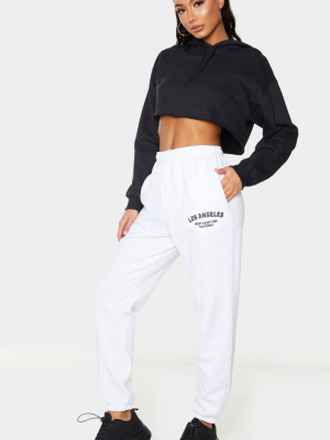 White Los Angeles Casual Jogger