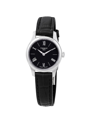 Tissot Tradition 5.5 Black Dial Ladies Watch T0630091605800