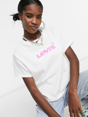 Levi's Graphic Varsity Tee In White