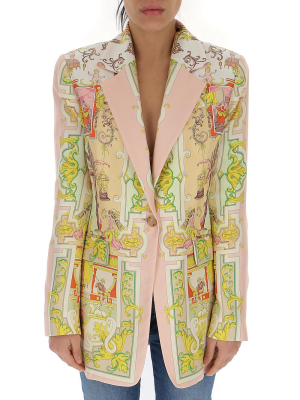 Etro Graphic Print Single-breasted Blazer