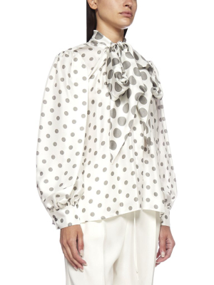 Max Mara Polka Dot Shirt